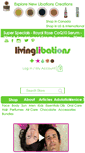 Mobile Screenshot of livinglibations.com